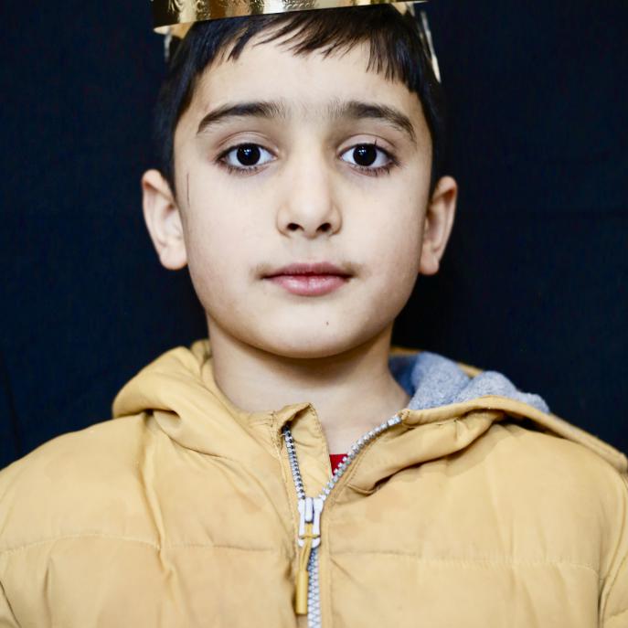 des visages des figures